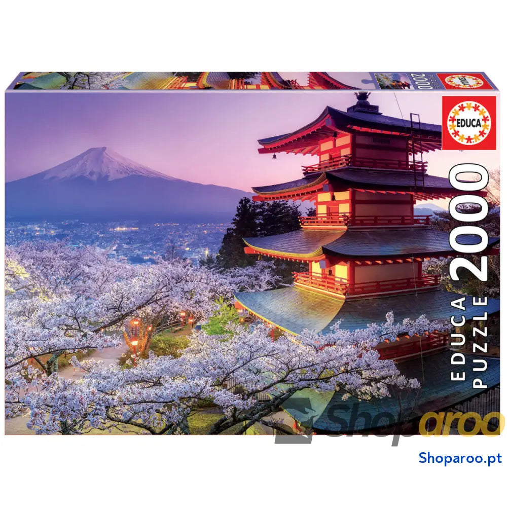 Puzzle Educa Mount Fuji Japan 16775 2000 Peças
