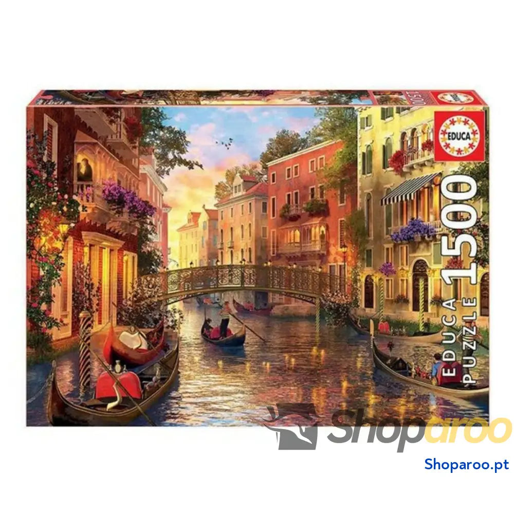 Puzzle Educa Sunset in Venezia (1500 pcs)