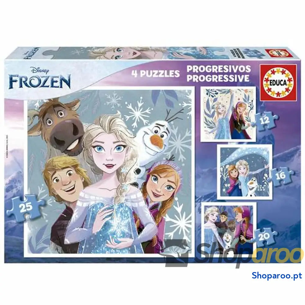Puzzle Frozen Dificuldade progressiva