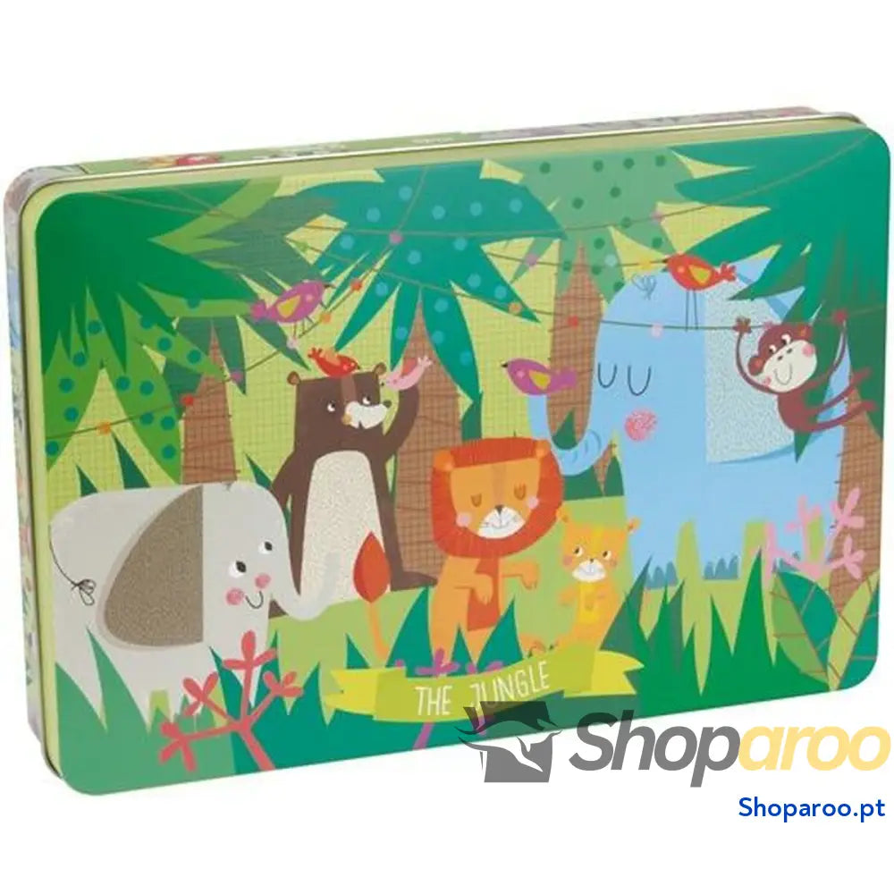 Puzzle Infantil Apli Jungle 24 Peças 48 x 32 cm