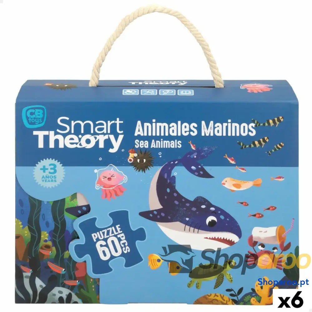 Puzzle Infantil Colorbaby Sea Animals 60 Peças x 44 cm (6 Unidades)
