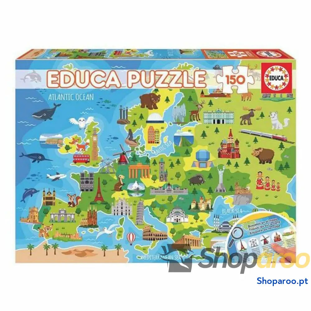 Puzzle Infantil Europe Map Educa (150 pcs)