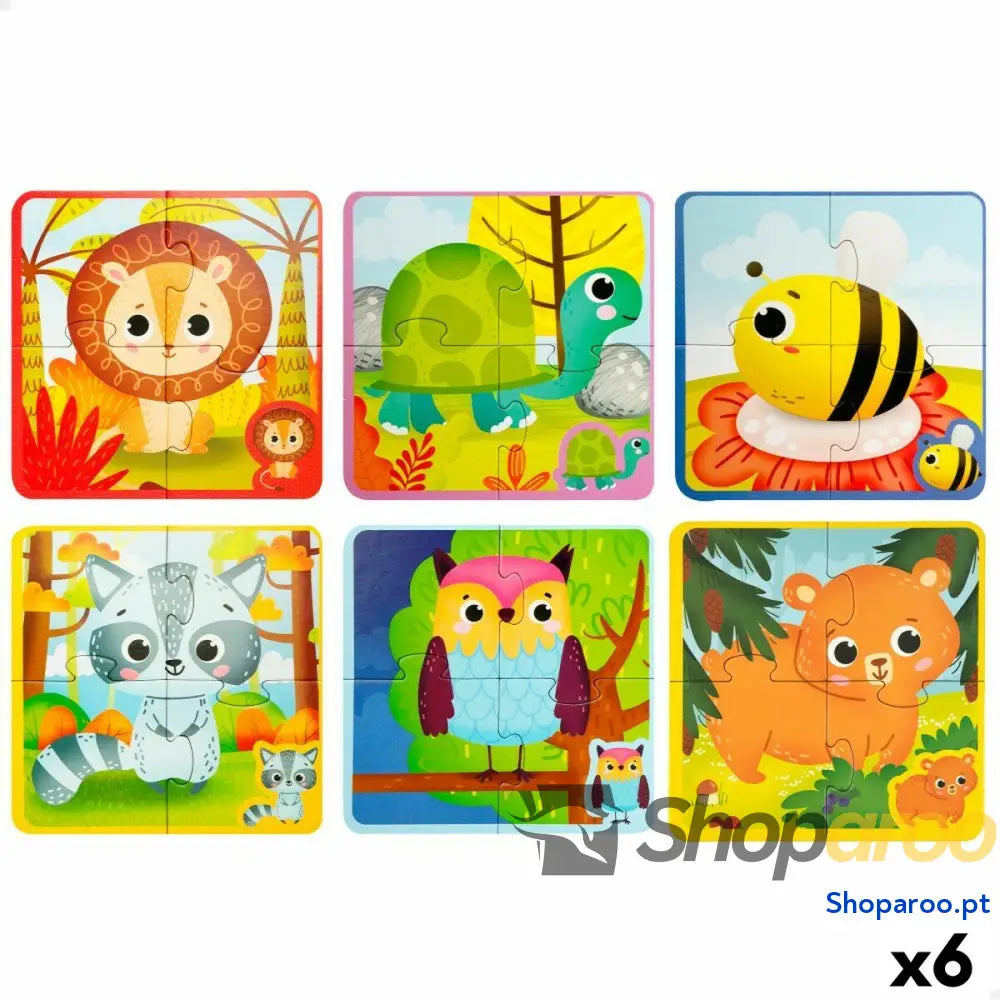 Puzzle Infantil Lisciani Giochi 16 x 0,1 cm Tátil 24 Peças 4 (6 Unidades)