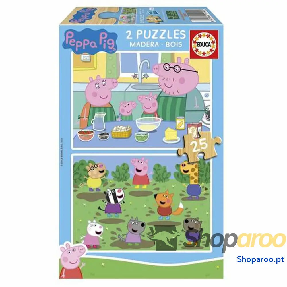 Puzzle Infantil Peppa Pig 25 Peças