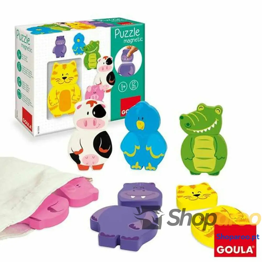 Puzzle Magnético Intercambiável Diset Magnet (12 pcs)