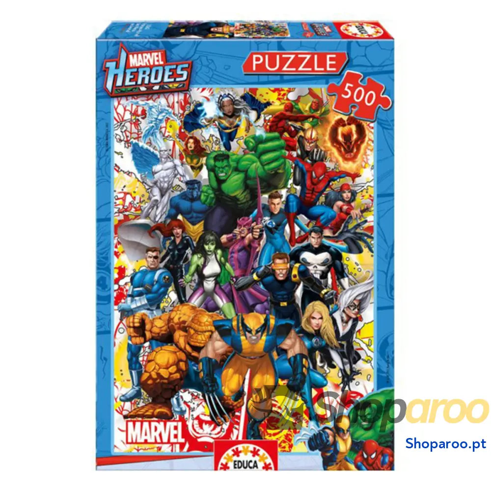 Puzzle Marvel Heroes Educa 500 Peças