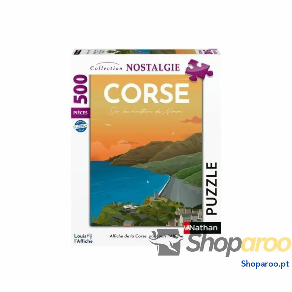 Puzzle Nathan Affiche de la Corse