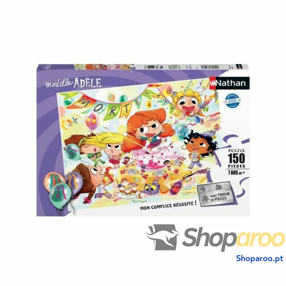 Puzzle Nathan Mortel Anniversaire Mortelle Adèle 150 Peças