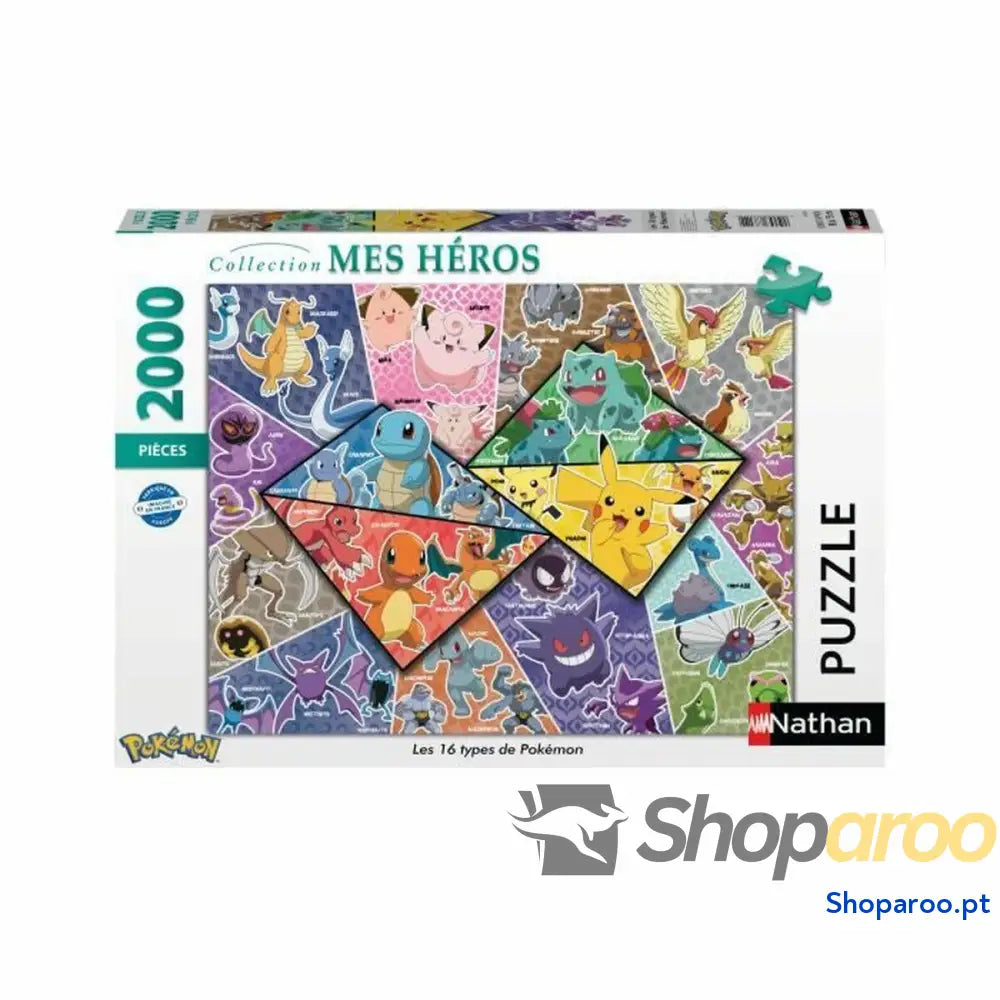 Puzzle Nathan Pokémon 2000 Peças