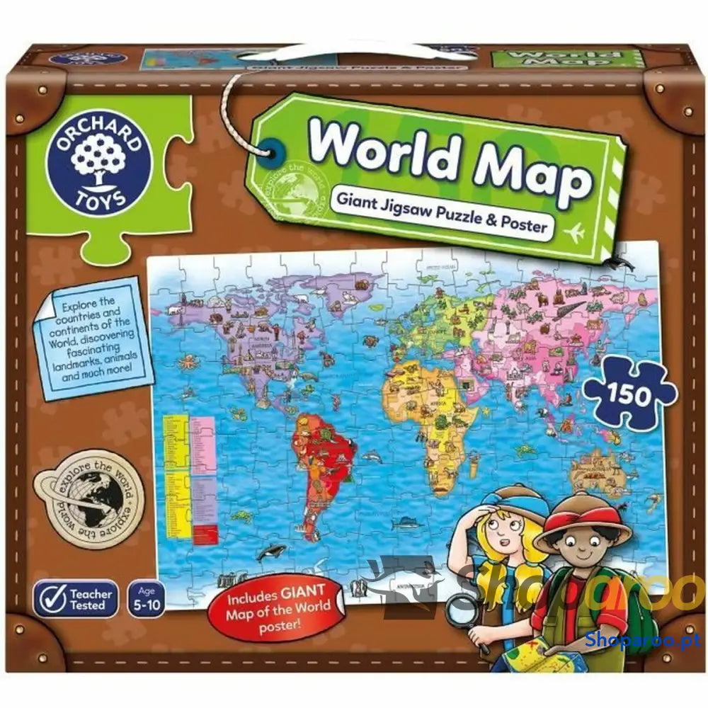 Puzzle Orchard World Map (FR)