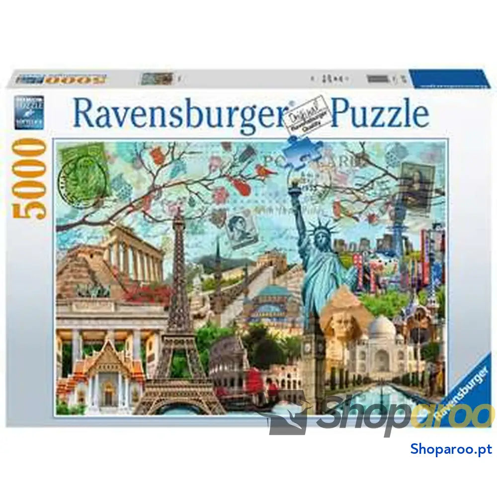 Puzzle Ravensburger 17118 Big Cities Collage 5000 Peças