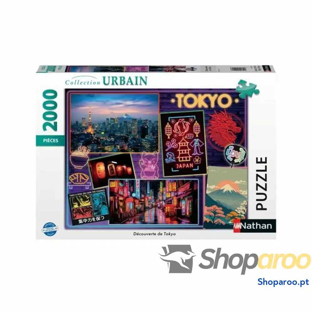 Puzzle Ravensburger Découverte de Tokyo 2000 Peças
