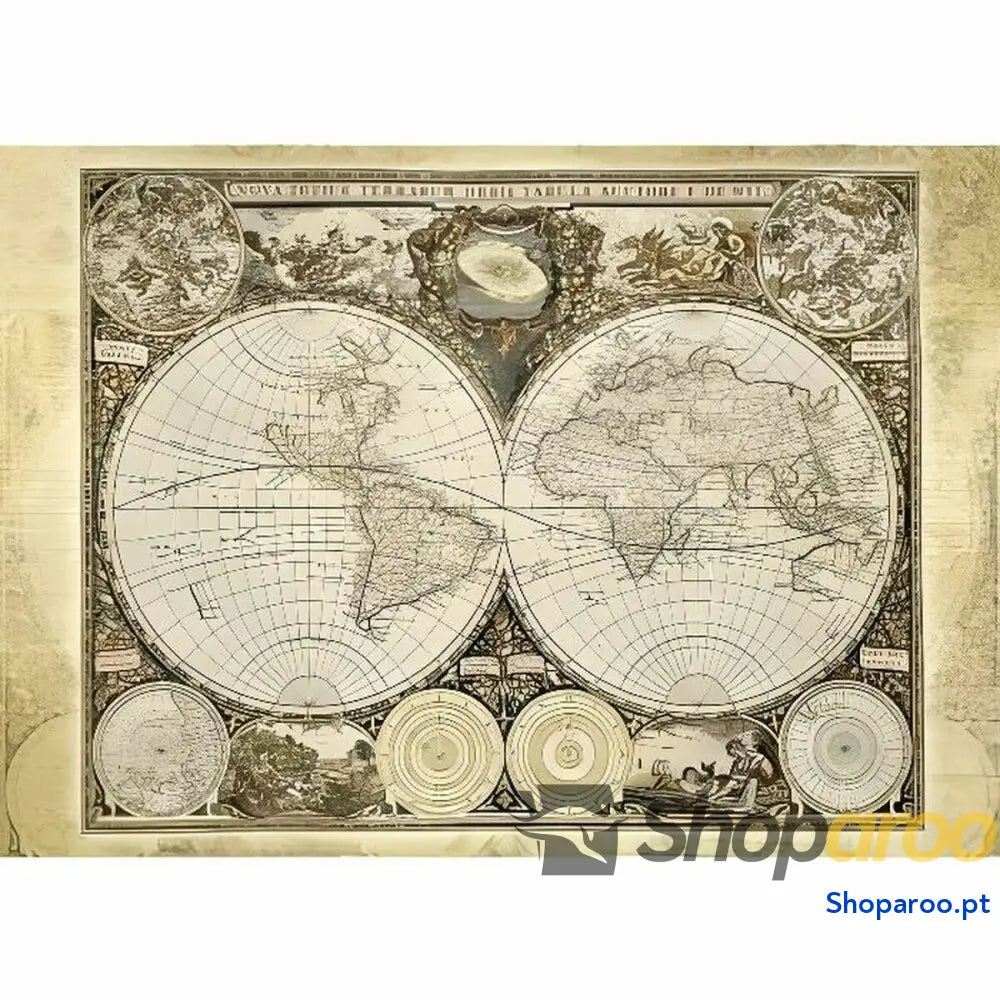 Puzzle Schmidt Spiele Historical World Map Adult 2000 Peças