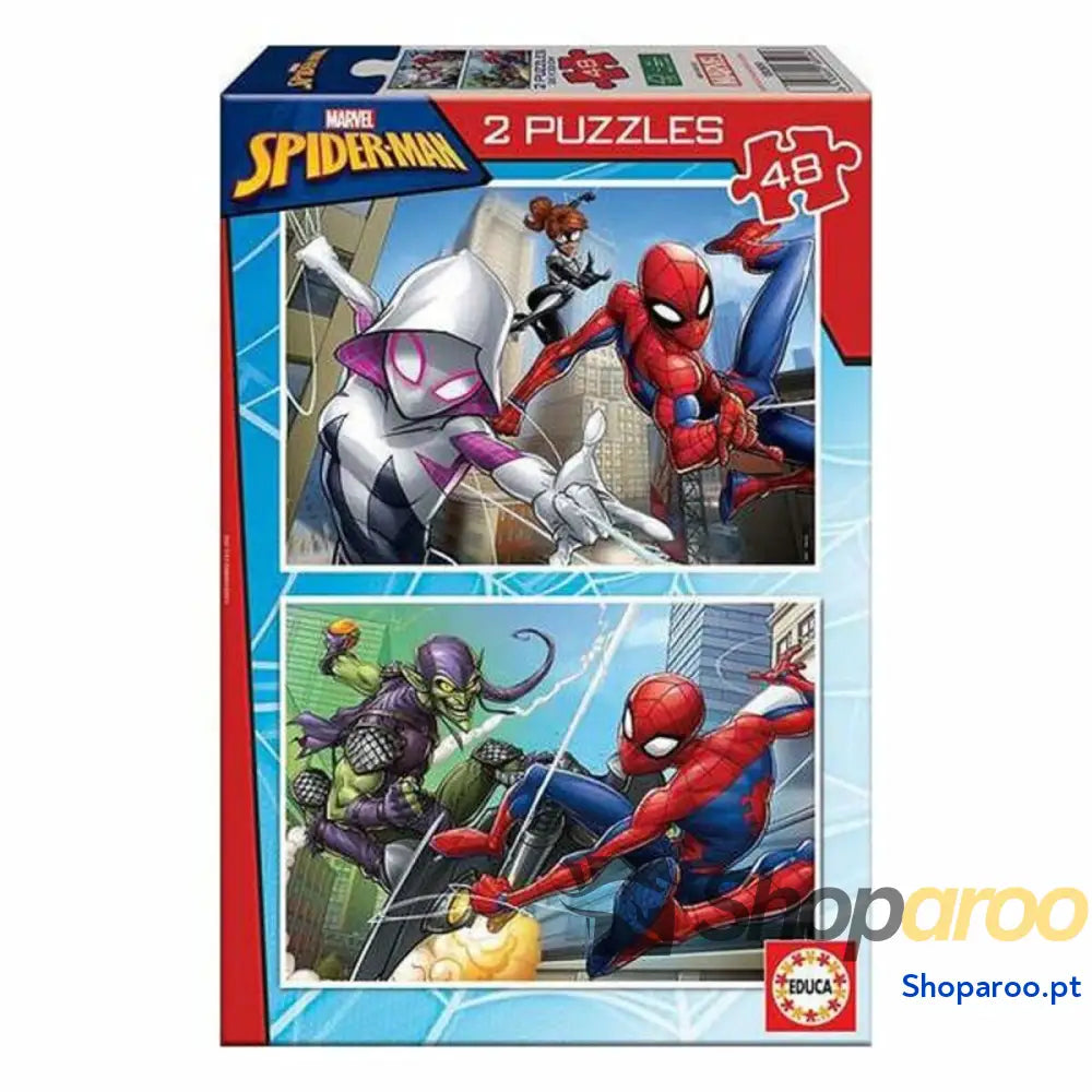 Puzzle Spiderman Educa (2 x 48 pcs)