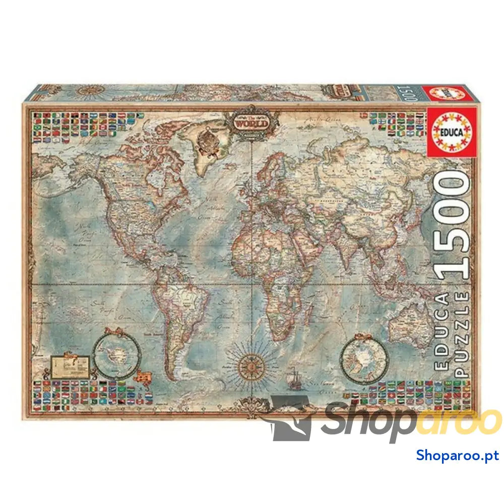 Puzzle The World Educa 16005