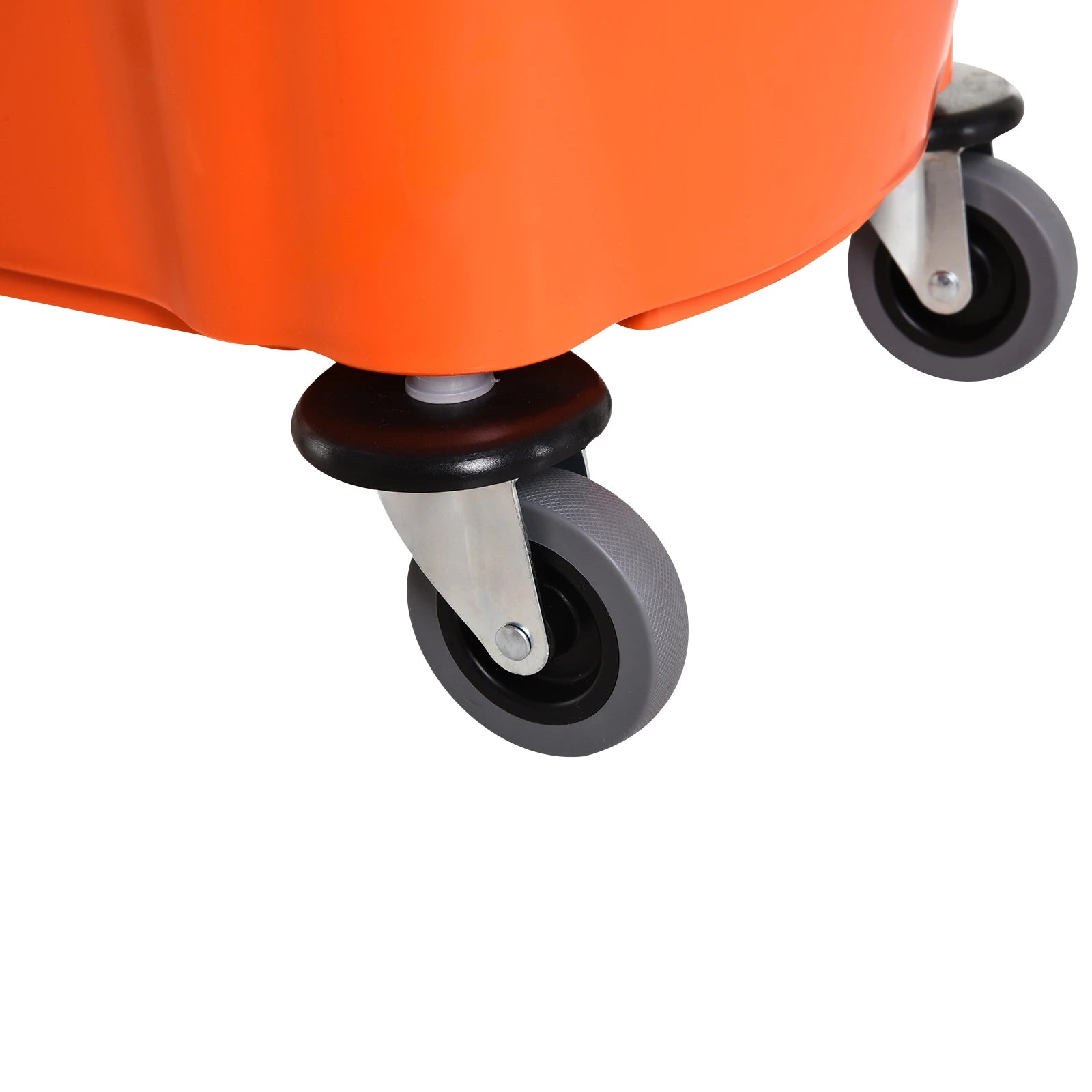 Balde para esfregona comercial com espremedor 36L laranja