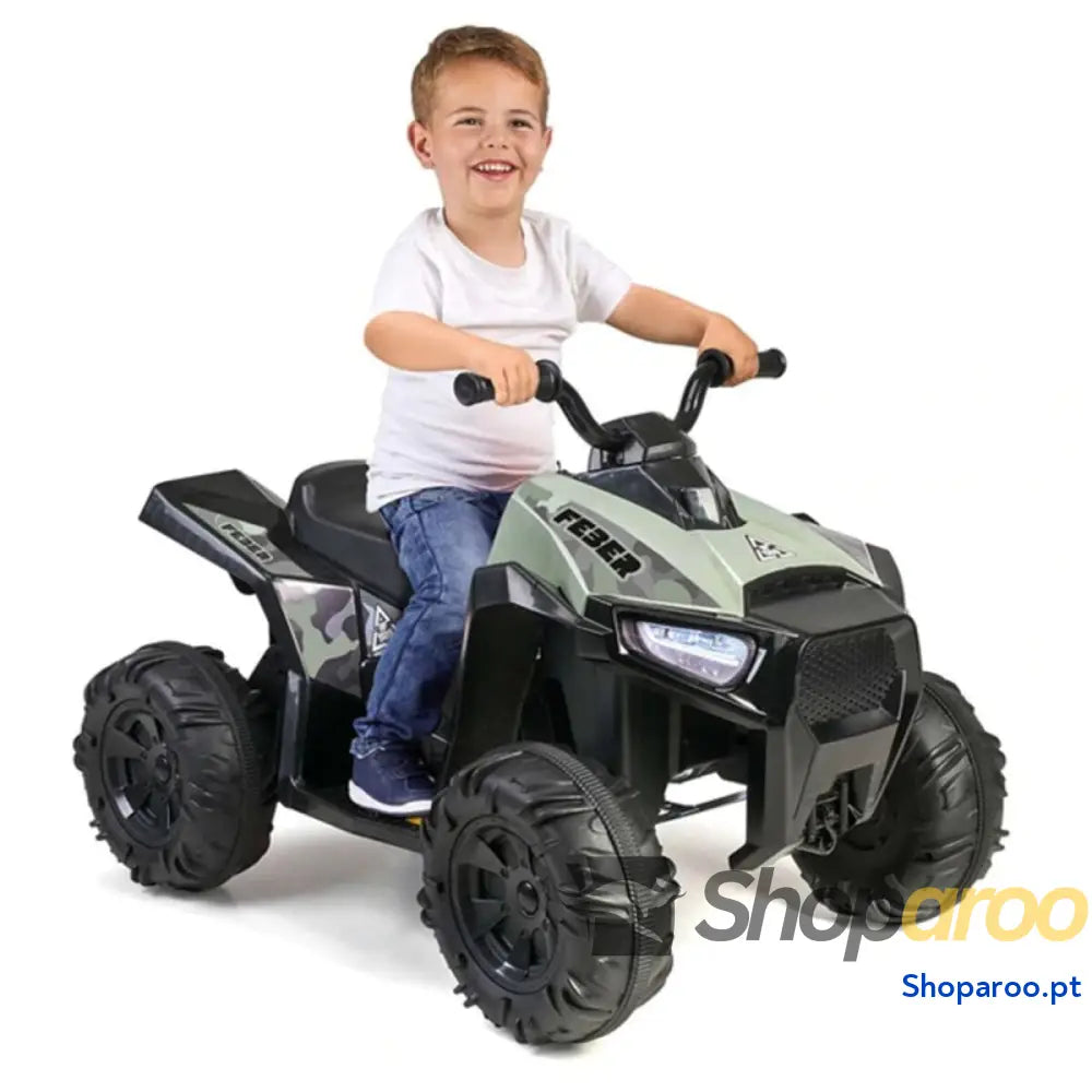 Quad elétrico Feber 800012541 12V (59 x 58 85,5 cm)