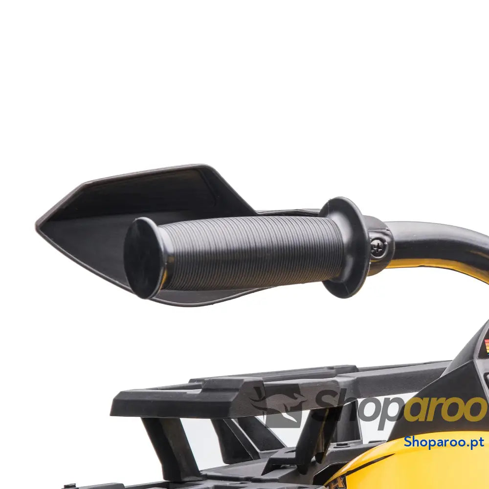 Quadriciclo Elétrico 12V para Crianças de 3-5 Anos com Farol Música Pneus Suspensão Botões Avance e Retrocesso Veículo