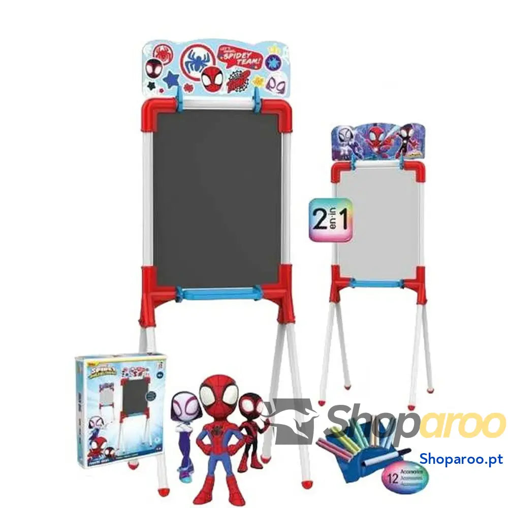 Quadro 2 em 1 Spidey Magnética Acessórios x 12 37 x 32 x 98 cm