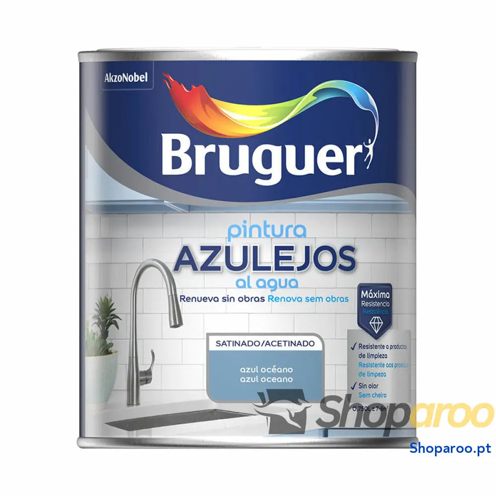 Quadro Bruguer Azul Océano 750 ml Ladrilho e azulejo