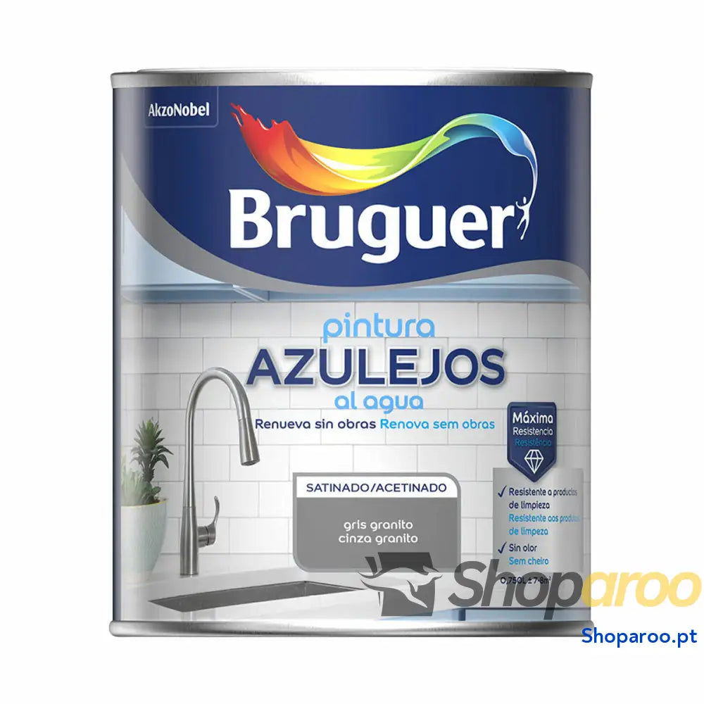Quadro Bruguer Cinzento Granito 750 ml Ladrilho e azulejo