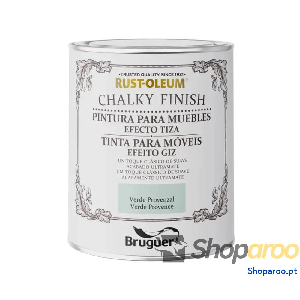 Quadro Bruguer Rust-oleum Chalky Finish 5733888 Móveis Provencal Green 750 ml