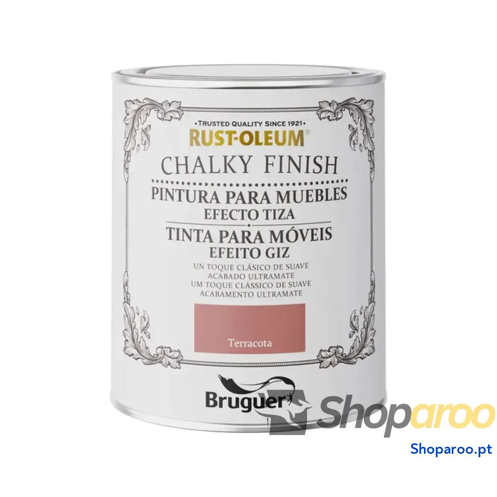 Quadro Bruguer Rust-oleum Chalky Finish 5733893 Móveis Terracota 750 ml