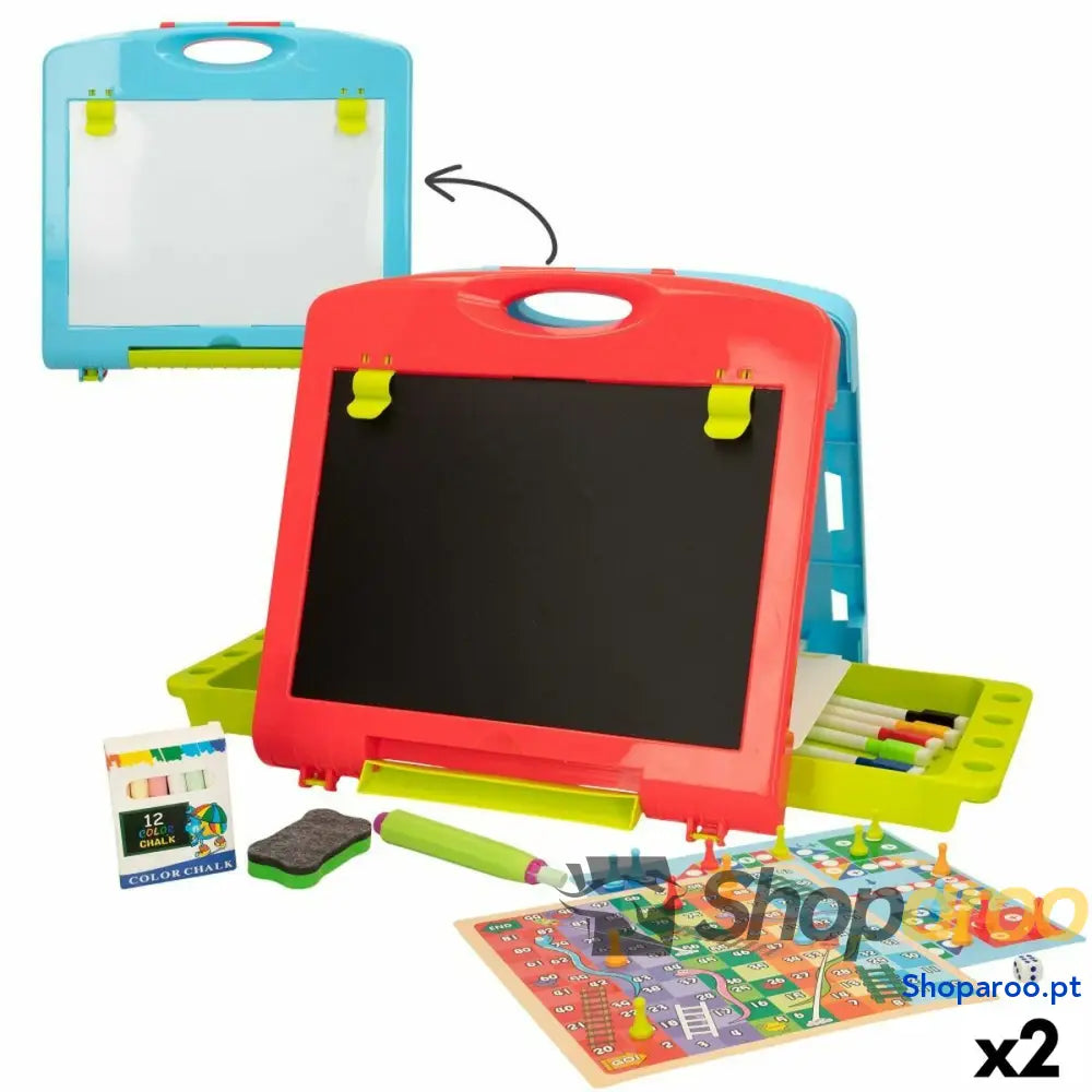Quadro de Dupla Face Colorbaby 34 x 31 x 29 cm 2 Unidades 34 x 31 x 29 cm