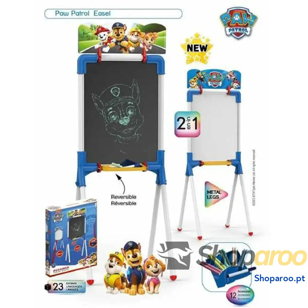 Quadro de Dupla Face The Paw Patrol 37 x 32 x 98 cm