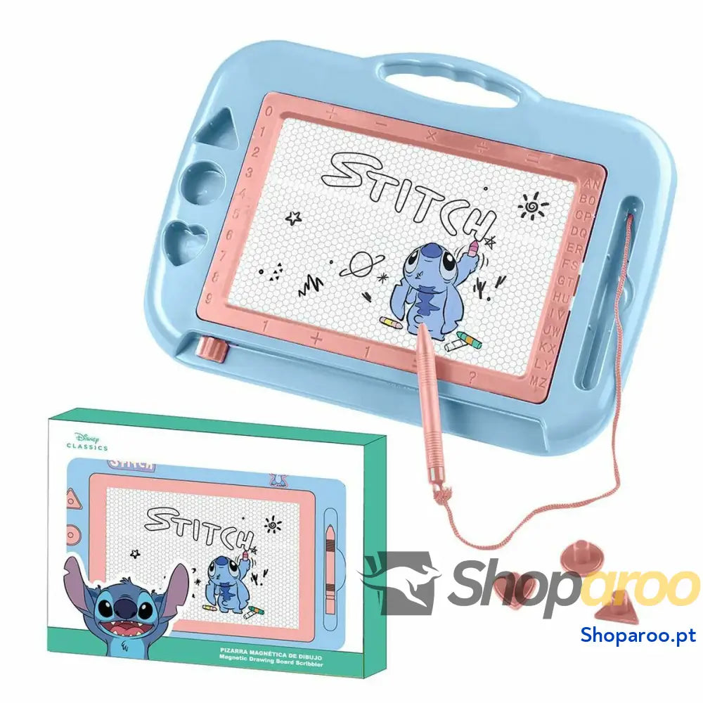 Quadro Mágico Stitch Azul 100 % ABS