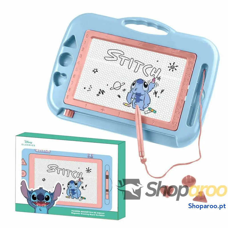 Quadro Mágico Stitch Azul 100 % ABS