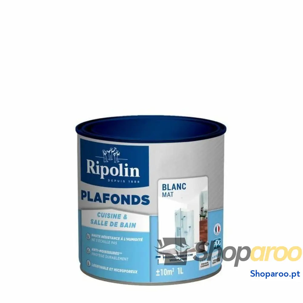Quadro Ripolin Branco Mate 750 ml 4 L 10 L