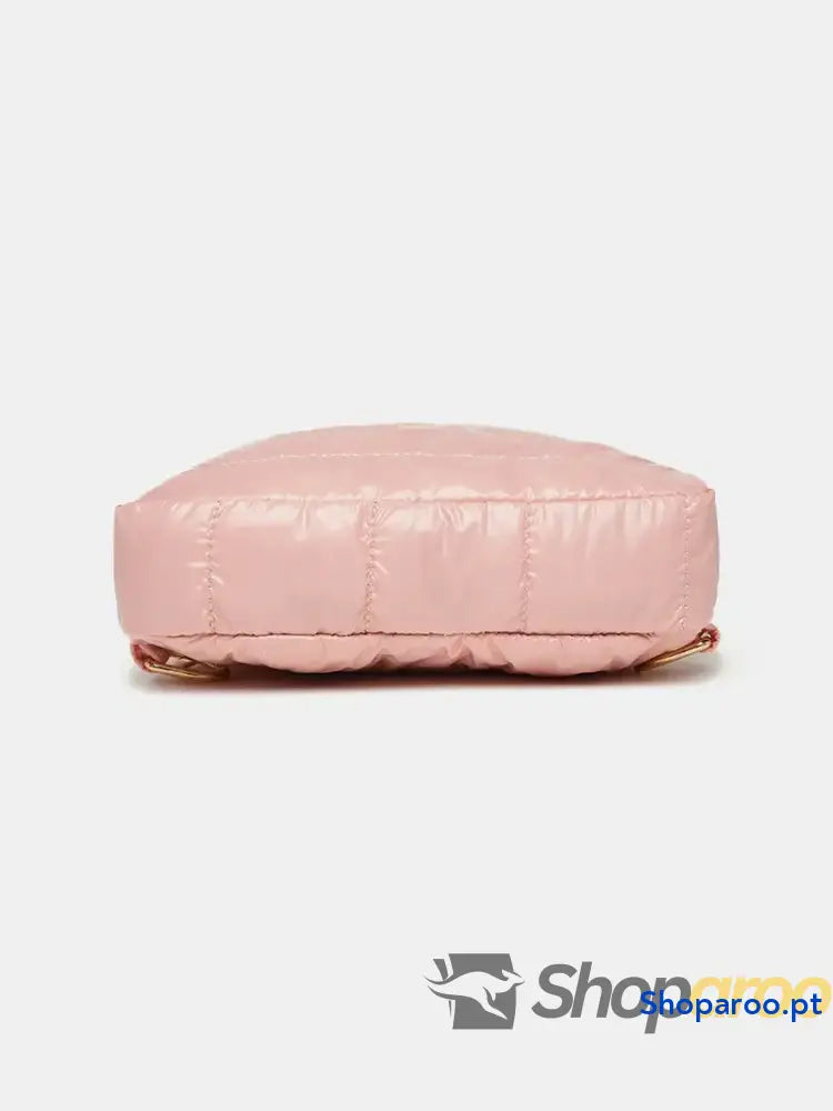 Quilted Adjustable Strap Puffy Sling Bag