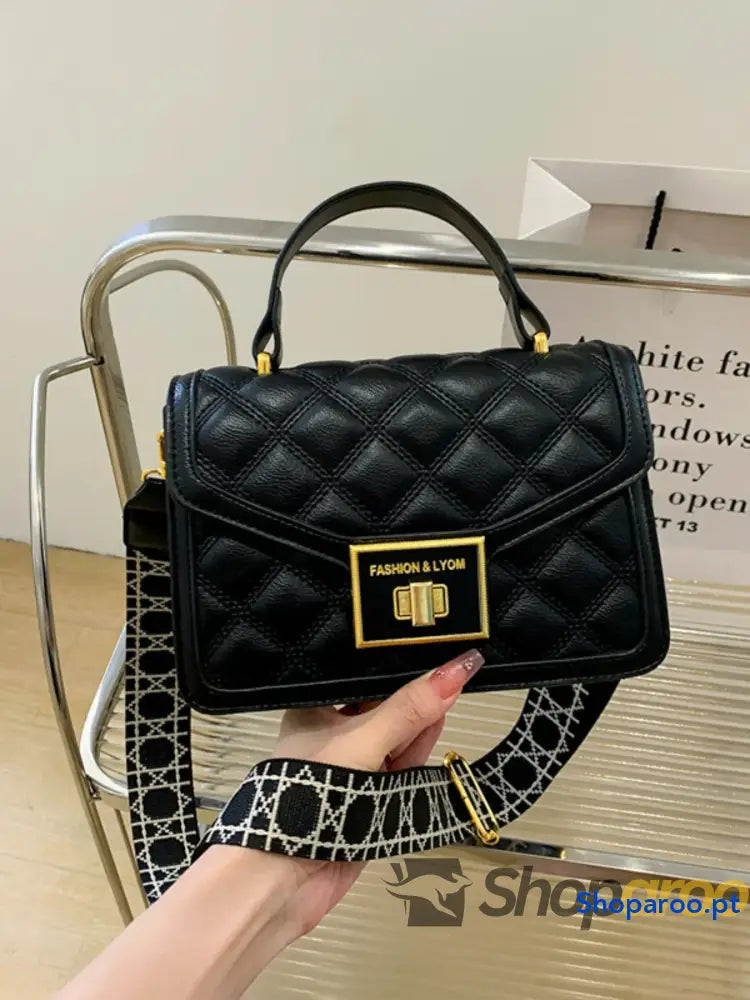 Quilted Adjustable Strap Shoulder Bag