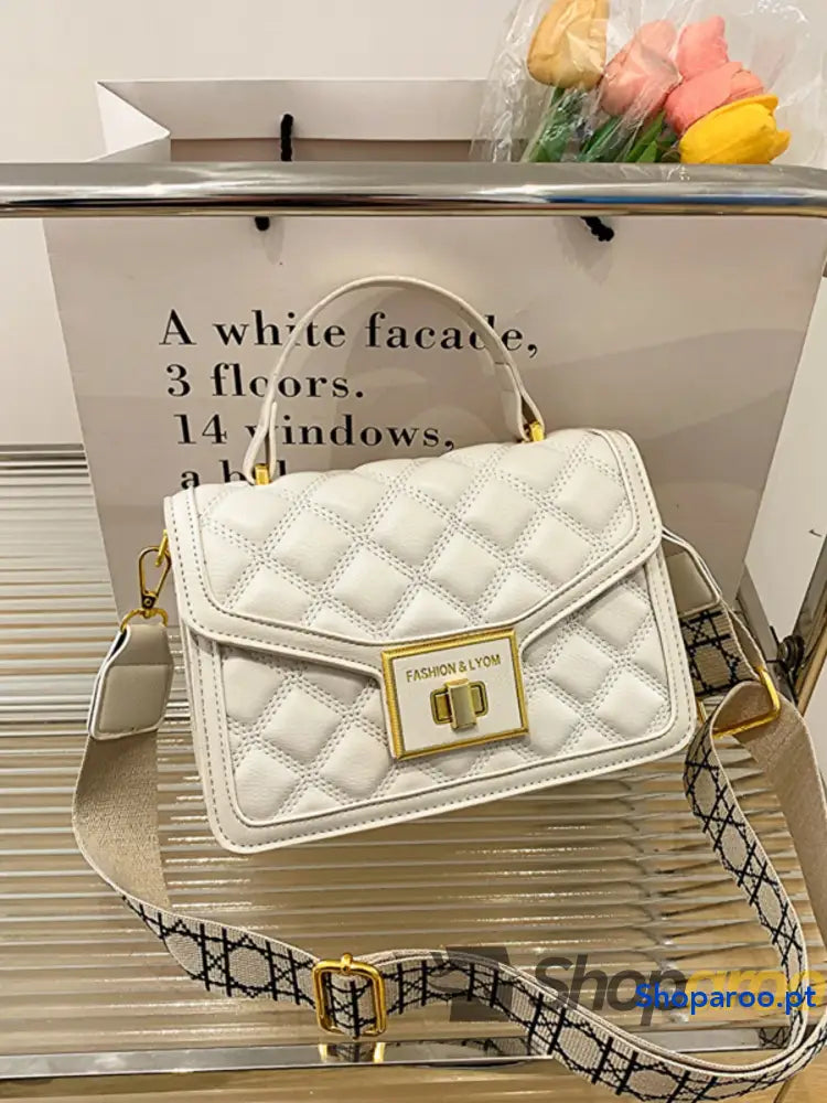 Quilted Adjustable Strap Shoulder Bag