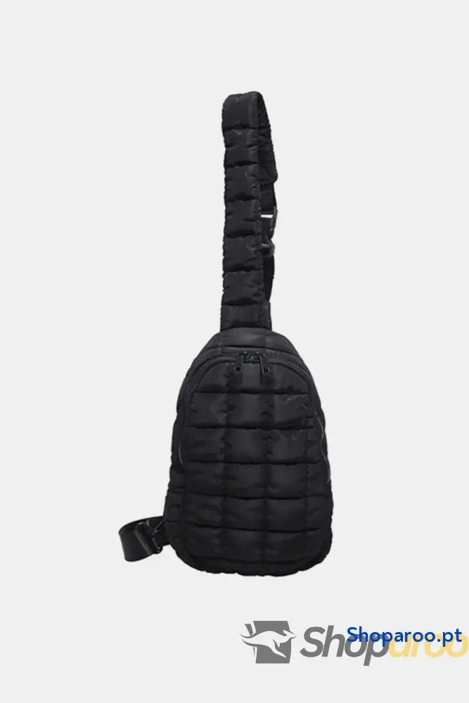 Quilted Nylon Crossbody Bag