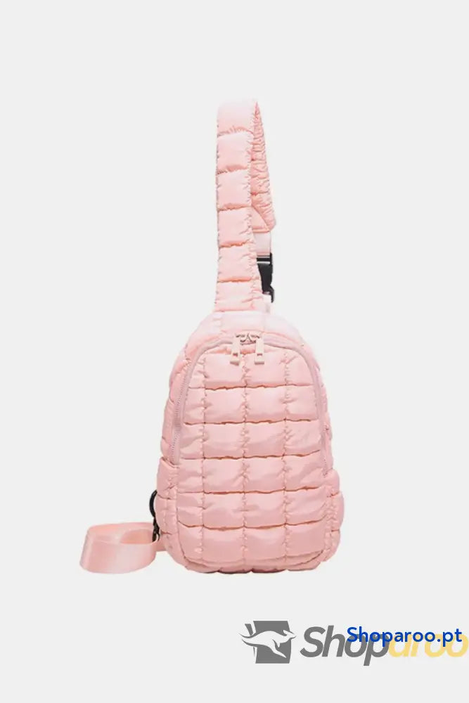Quilted Nylon Crossbody Bag