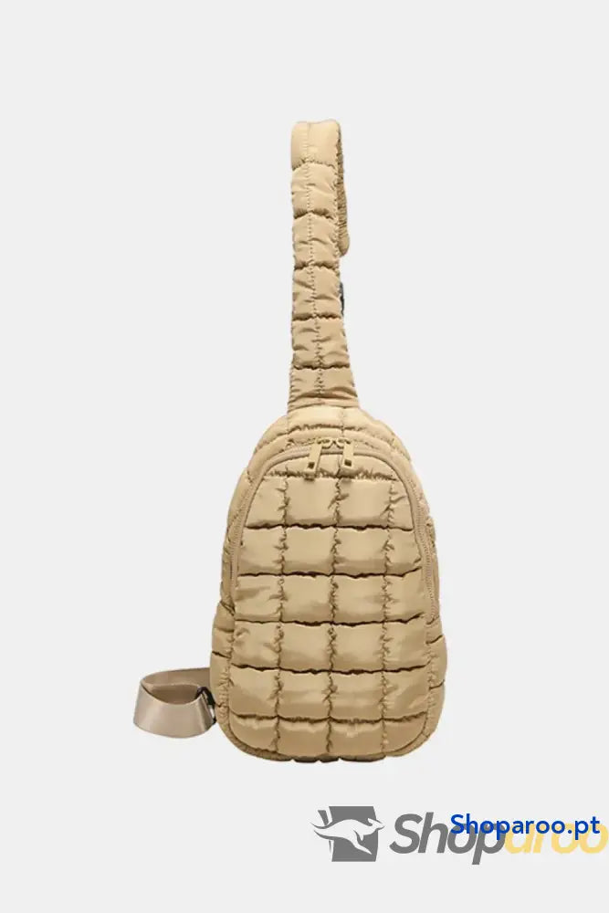 Quilted Nylon Crossbody Bag