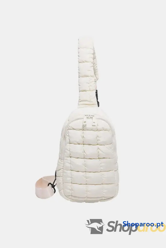Quilted Nylon Crossbody Bag