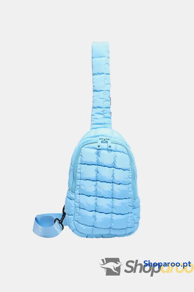 Quilted Nylon Crossbody Bag