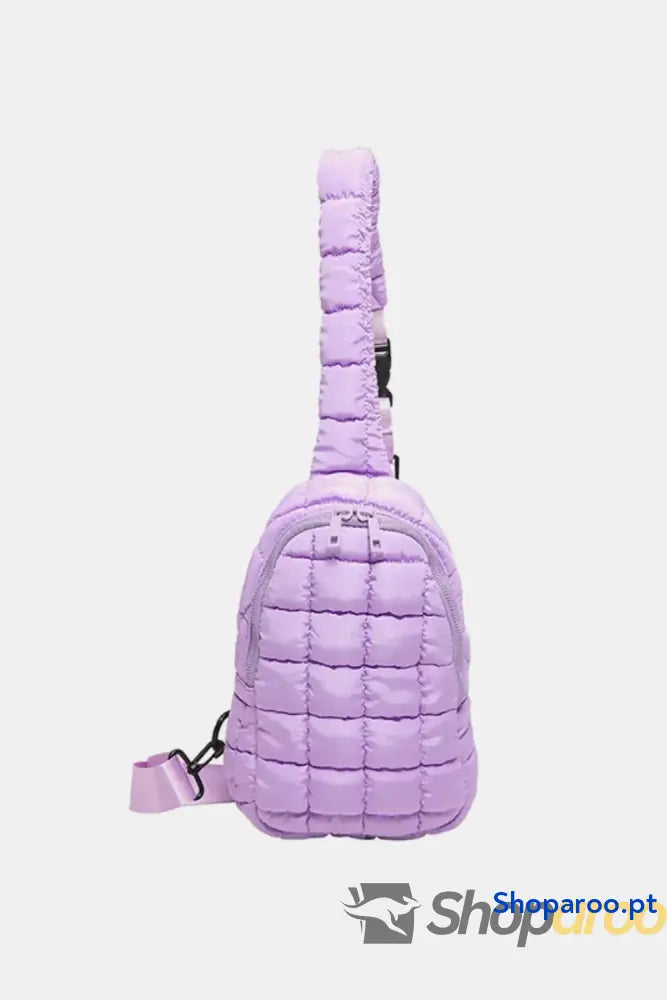 Quilted Nylon Crossbody Bag