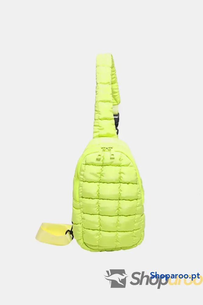 Quilted Nylon Crossbody Bag