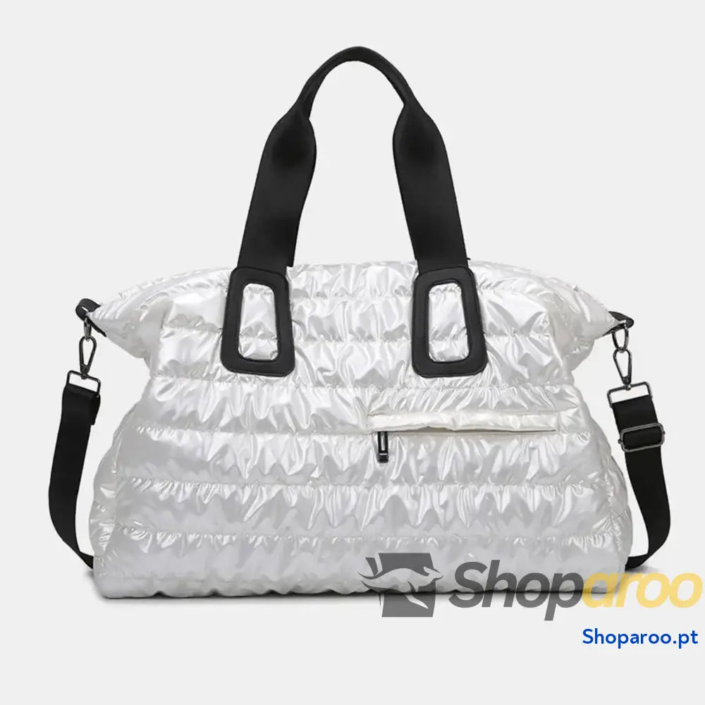 Quilted Nylon Oversize Travel Bag