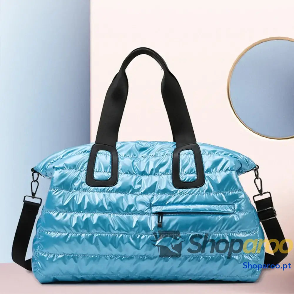 Quilted Nylon Oversize Travel Bag