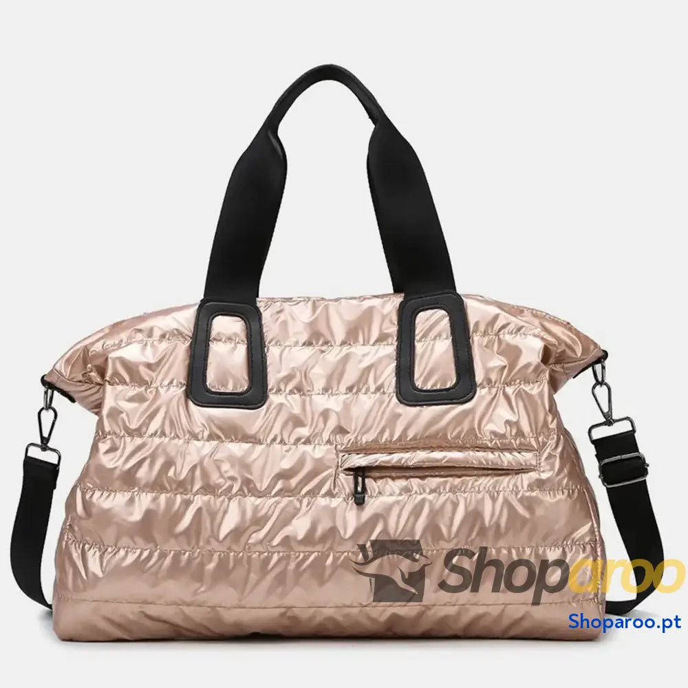 Quilted Nylon Oversize Travel Bag
