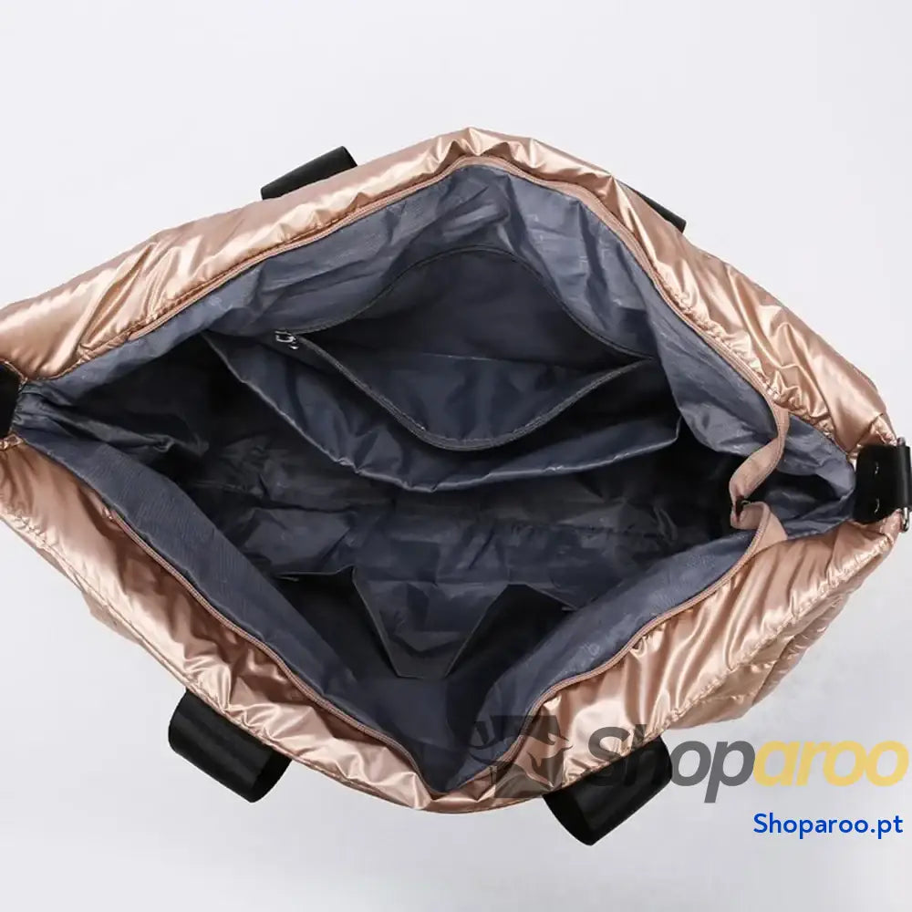 Quilted Nylon Oversize Travel Bag
