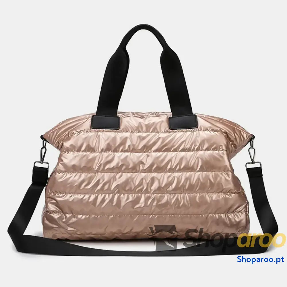 Quilted Nylon Oversize Travel Bag