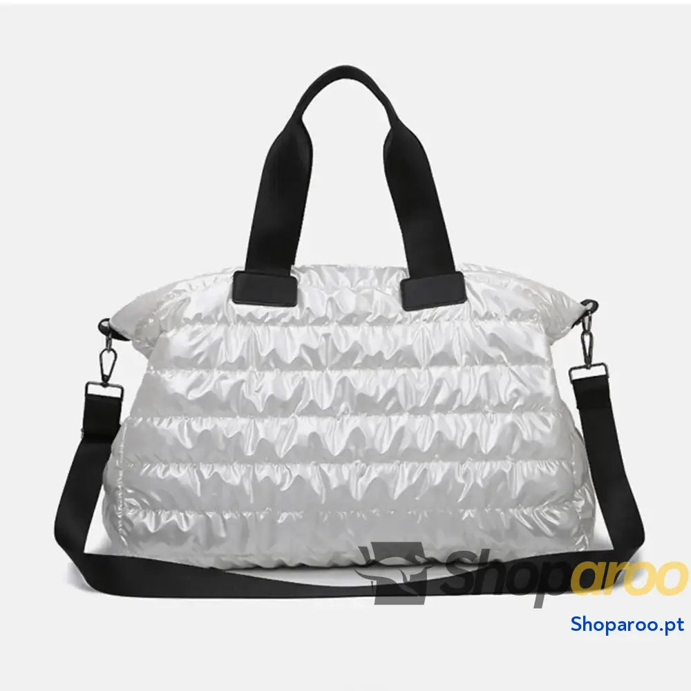 Quilted Nylon Oversize Travel Bag