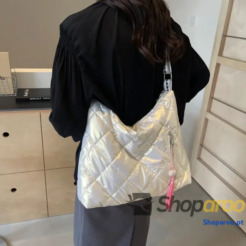 Quilted Nylon Travel Bag