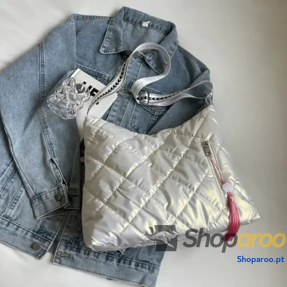 Quilted Nylon Travel Bag